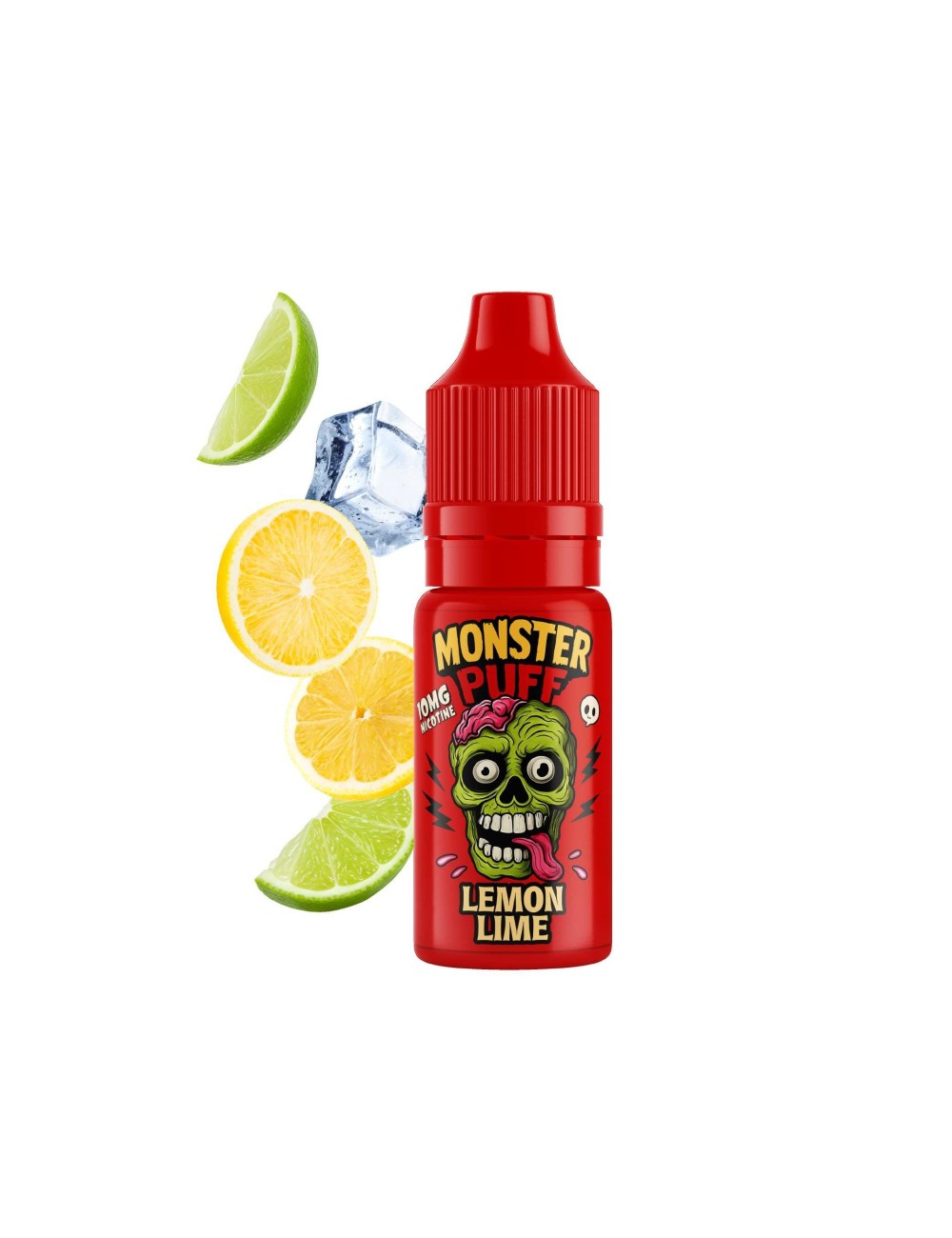 E-Liquid Monster Puff 10ml Zitrone-Limette