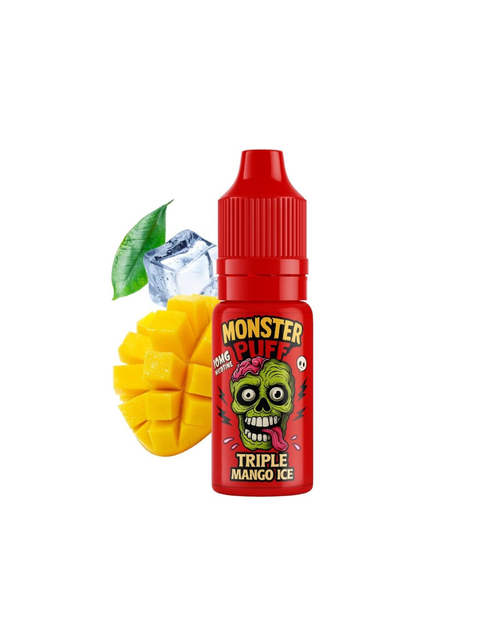 E-Liquid Monster Puff 10ml Dreifache Mango Eiskalt