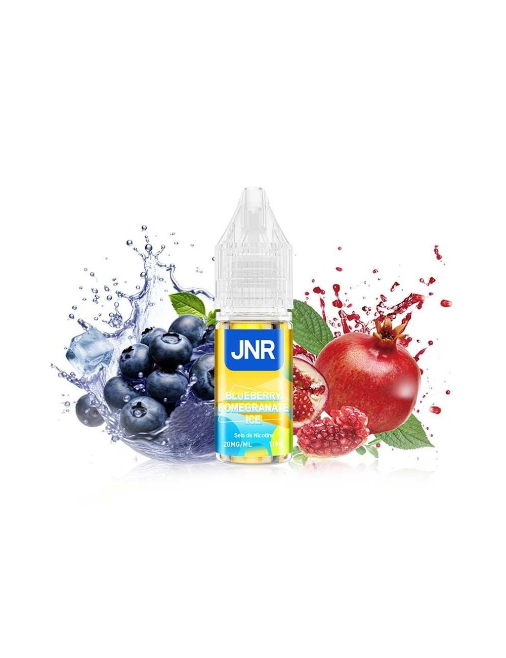 E-Liquid Blaubeere-Granatapfel-Eis 10ml JNR Falcon-X Plus - Nikotinsalz 20mg