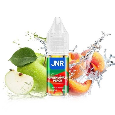 E-Liquid Grüner Apfel Pfirsich 10ml JNR Falcon-X Plus - Nikotinsalze 20mg