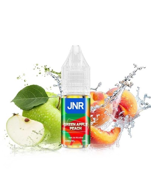 E-Liquid Grüner Apfel Pfirsich 10ml JNR Falcon-X Plus - Nikotinsalze 20mg