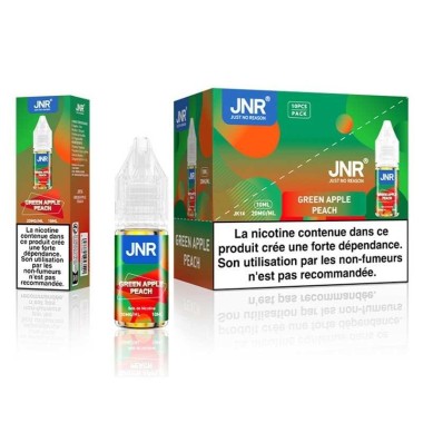E-Liquid Grüner Apfel Pfirsich 10ml JNR Falcon-X Plus - Nikotinsalze 20mg