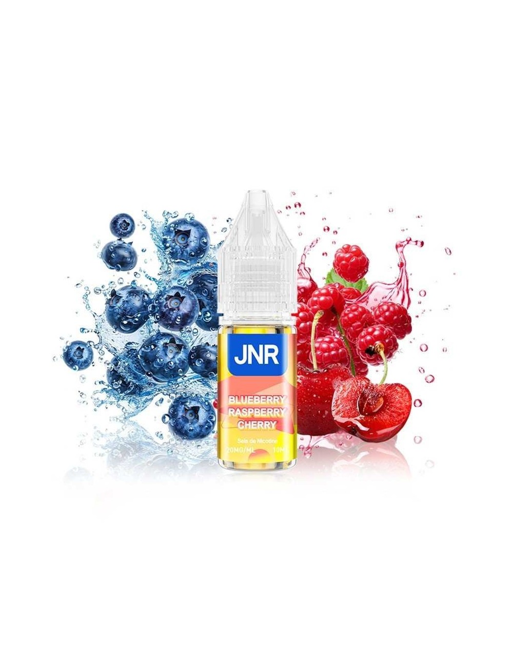E-Liquid JNR Blaubeere Himbeere Kirsche 10ml - Nikotinsalze 20mg