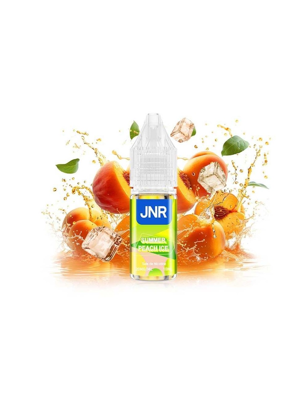 E-Liquid Sommer-Pfirsich-Eis 10ml JNR - Eisiger Pfirsich Nikotinsalze 20mg