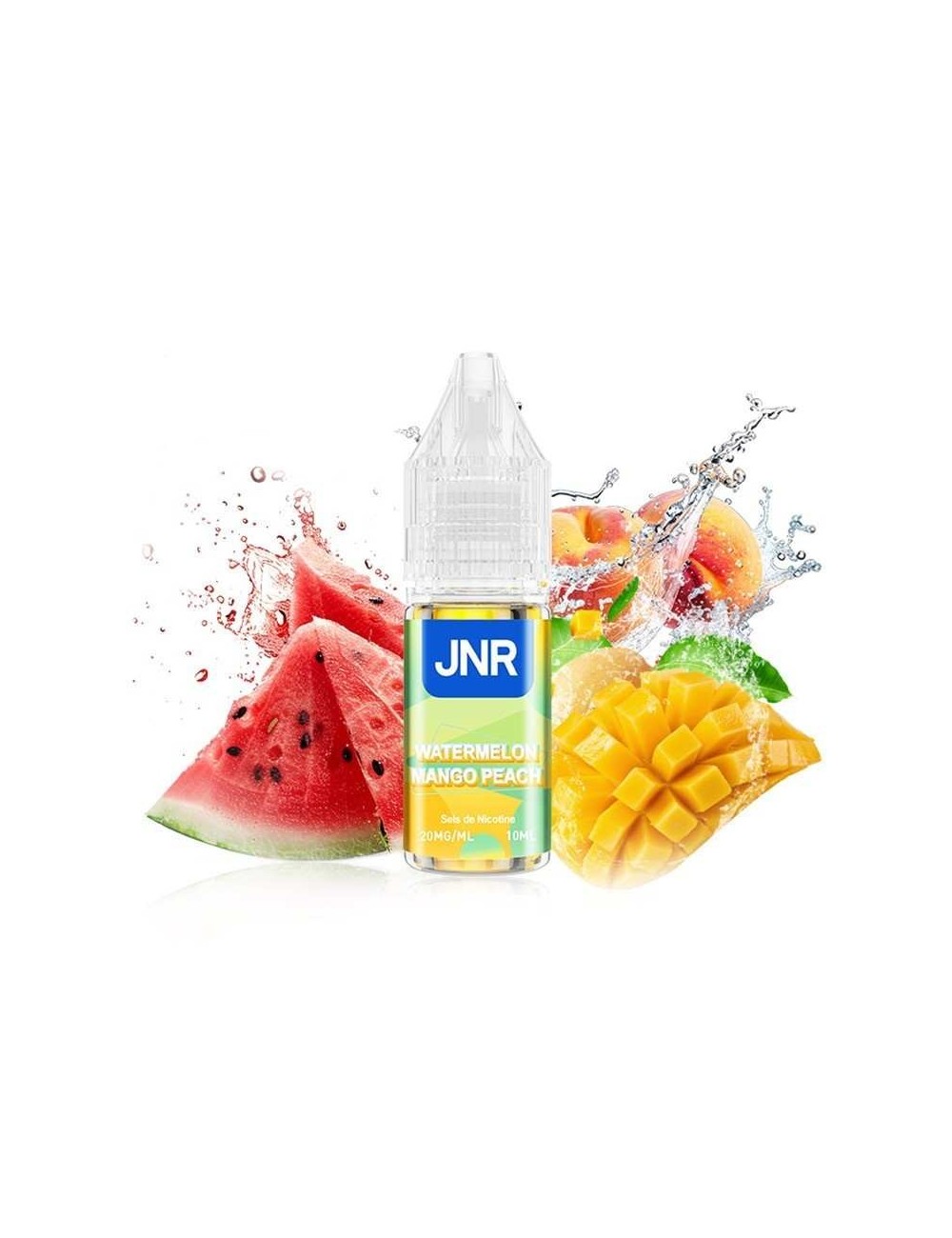 E-Liquid Wassermelone Mango Pfirsich 10ml JNR Falcon-X Plus Joker - Nikotinsalze 20mg