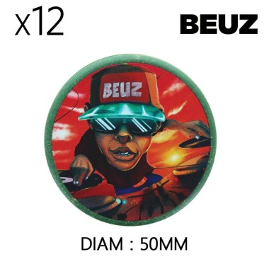 Schachtel mit 12 ökologischen Hanf-Grinder Dj Beuz