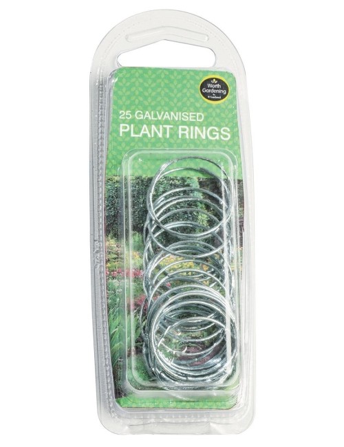 Galvanisierte Pflanzenringe Set von 25