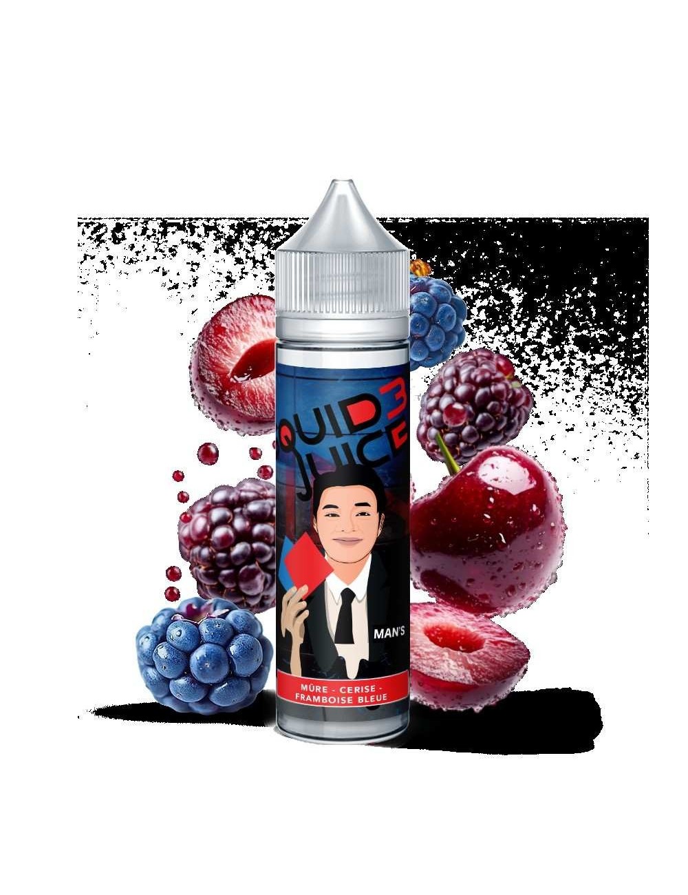 E-Liquid MAN'S SQUID JUICE 3 50ML Fruchtige Wilde Beeren