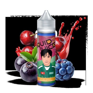 002 Squid Juice 3 - E-Liquid Kirsche-Schwarze Johannisbeere-Blaue Himbeere 50ml