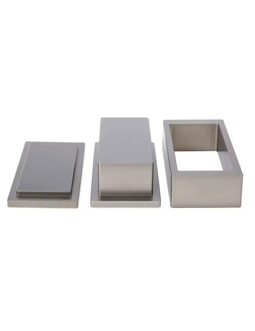 Rechteckige Aluminium-Vorpressform 10x5 cm