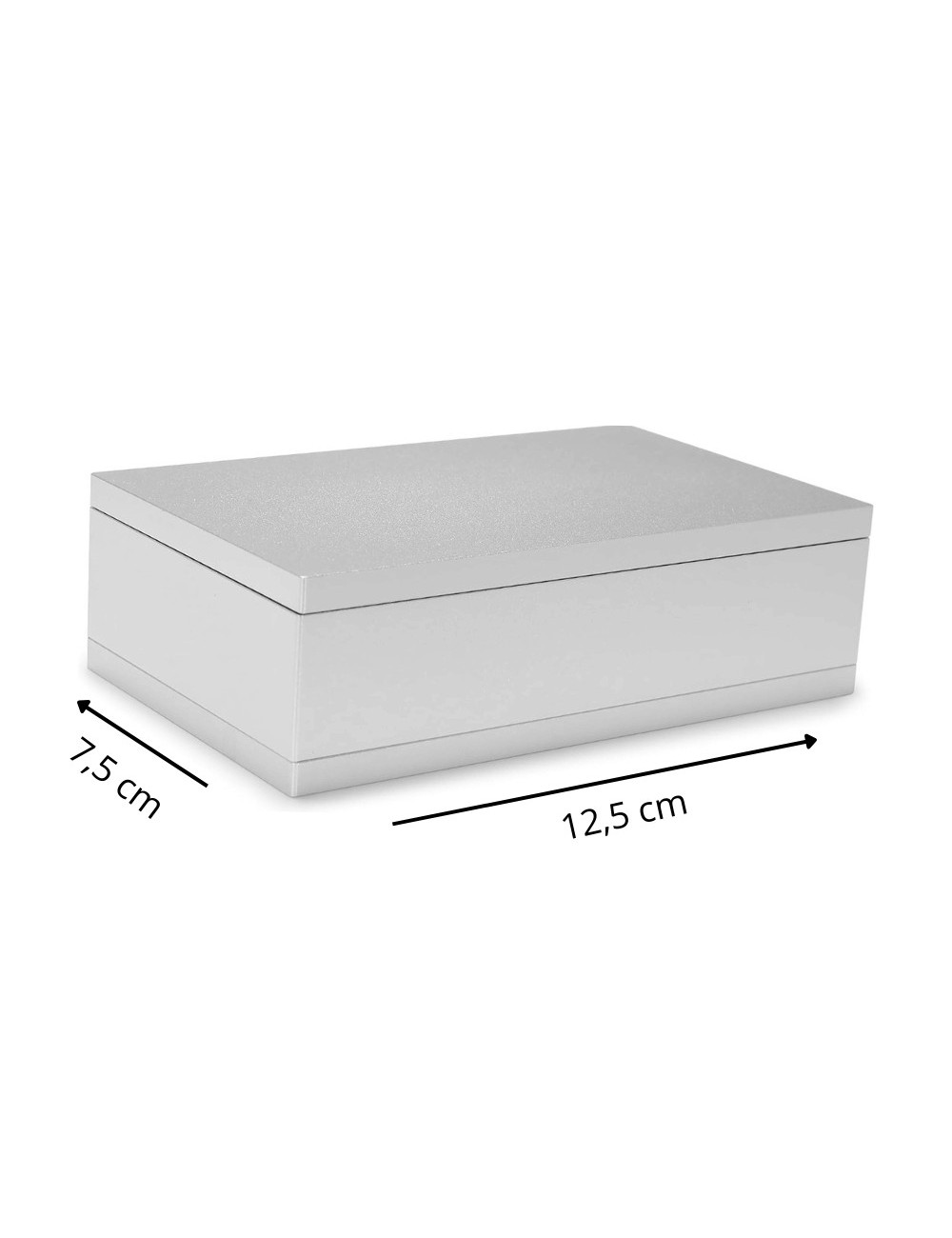 Rechteckige Aluminium-Vorpressform 12,5 x 7,5 cm