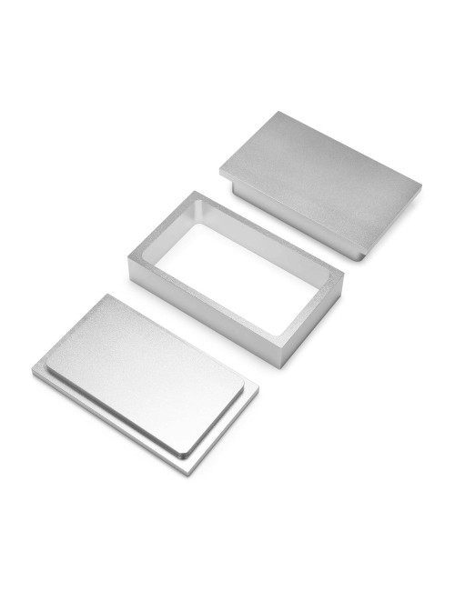Rechteckige Aluminium-Vorpressform 12,5 x 7,5 cm