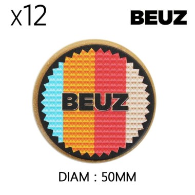 Packung mit 12 Hanf-Grinder 50 mm Beuz Organic
