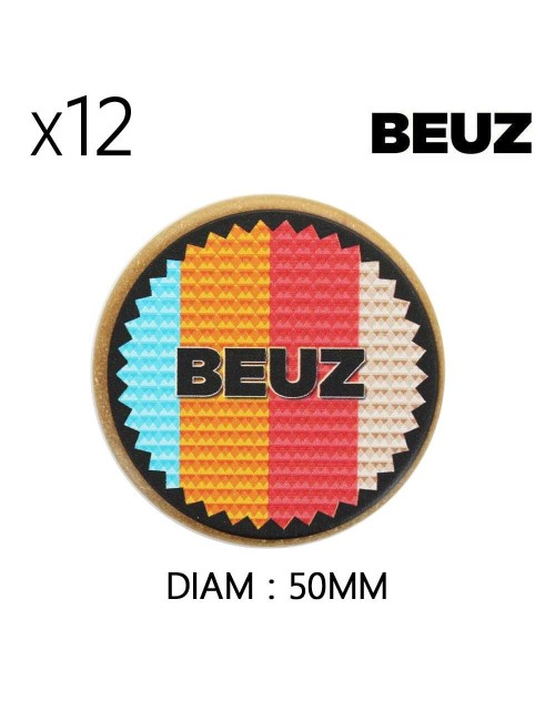 Packung mit 12 Hanf-Grinder 50 mm Beuz Organic