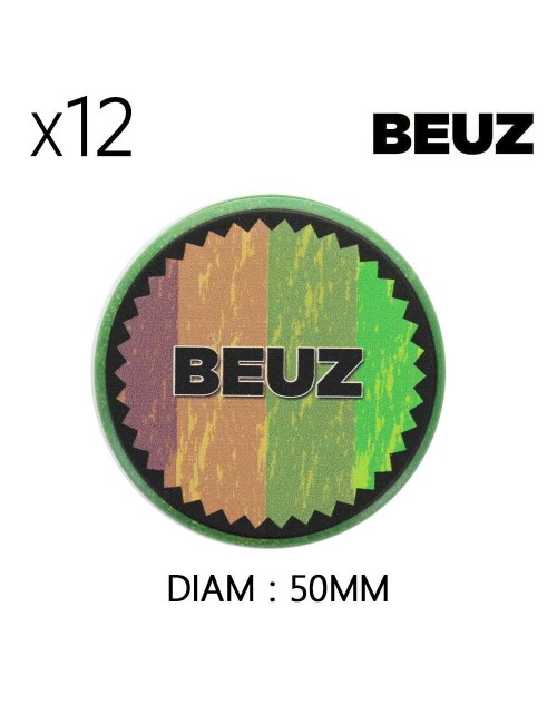 Schachtel mit 12 Hanf-Grinder 50 mm Beuz Green Organic