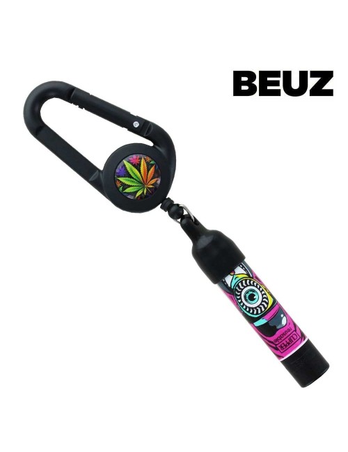 Clipper-Feuerzeughalter Farbiges Blatt Regenbogen