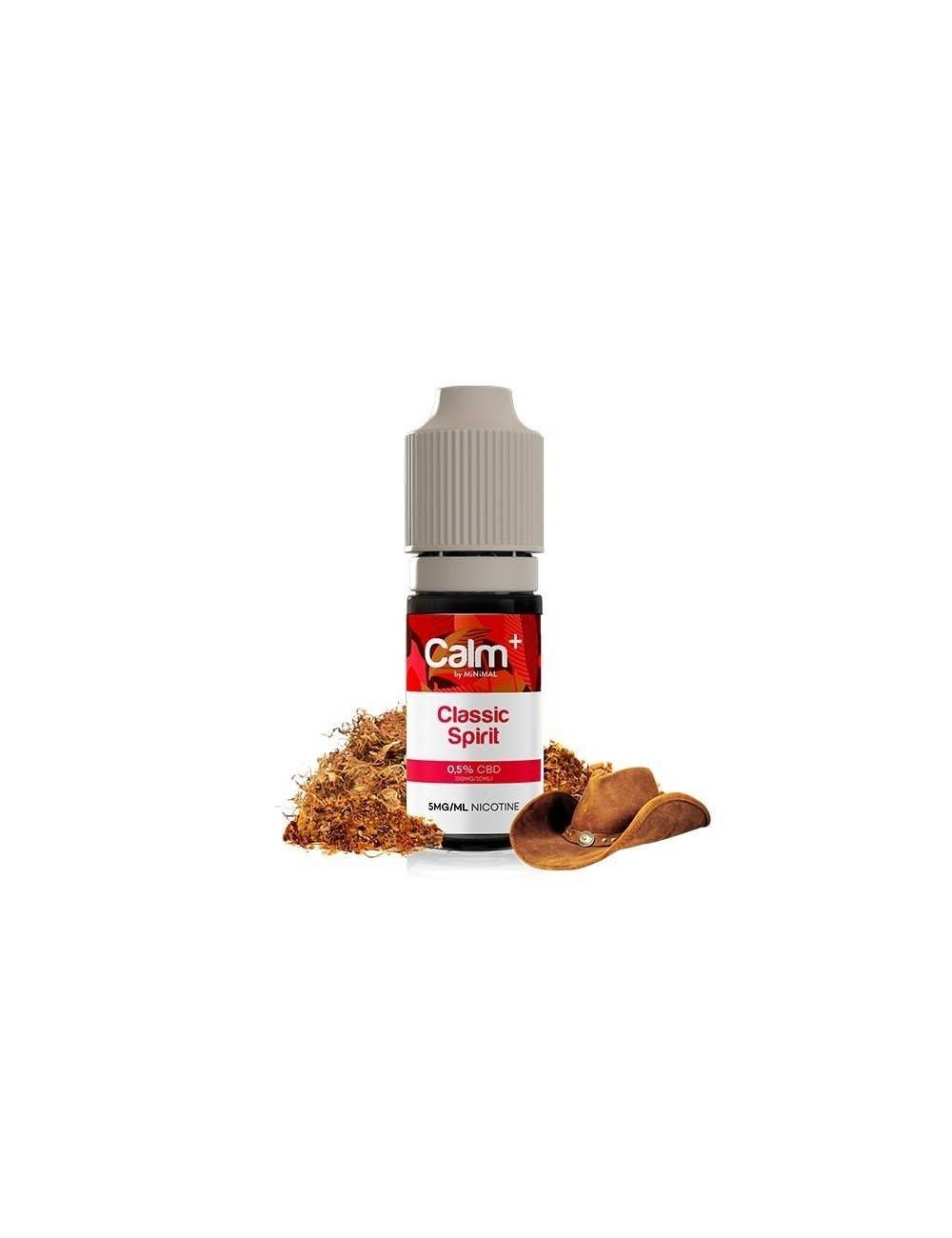 Classic Spirit 10ml Calm+ von Minimal - CBD-E-Liquid Nikotin FUU