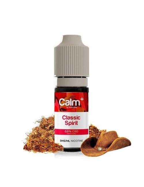 Classic Spirit 10ml Calm+ von Minimal - CBD-E-Liquid Nikotin FUU