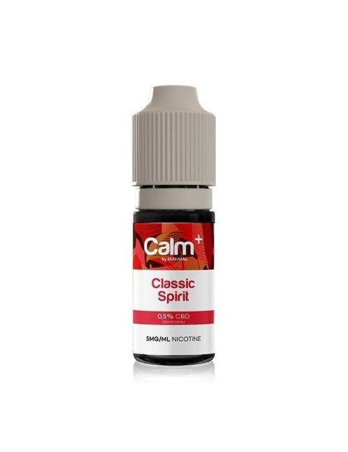 Classic Spirit 10ml Calm+ von Minimal - CBD-E-Liquid Nikotin FUU