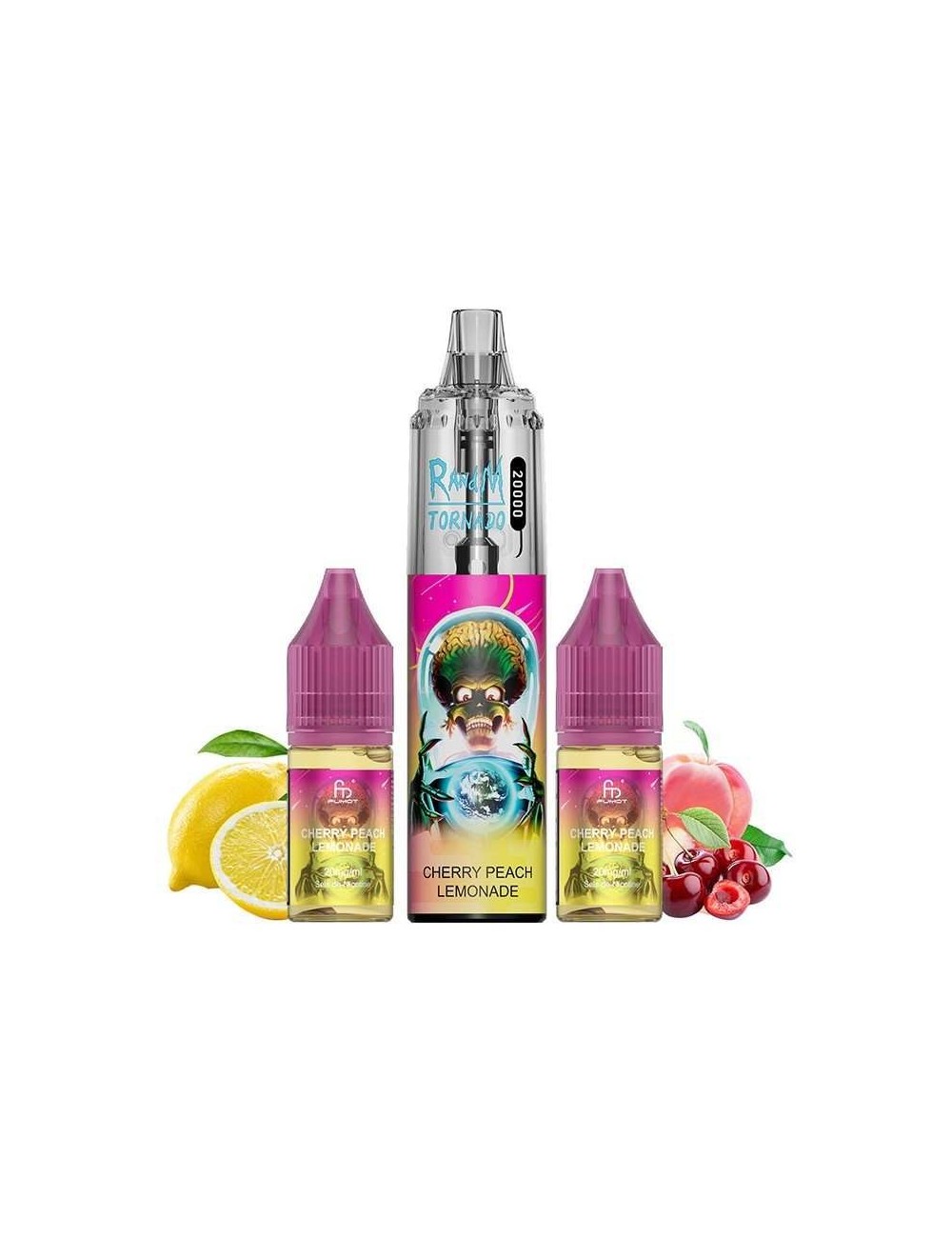Puff Tornado RandM 20K Kirsch-Pfirsich-Limonade 850mAh - Fumot