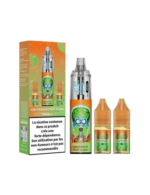 Puff Tornado RandM 20K Kiwi Passionsfrucht Guave 850mAh - Fumot