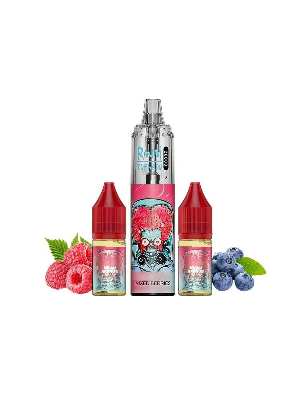 Puff Tornado RandM 20K Gemischte Beeren 850mAh - Fumot