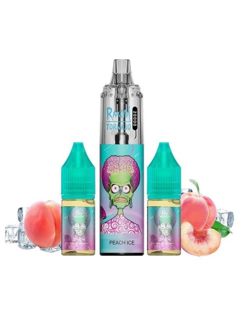 Puff Tornado RandM 20K Pfirsich-Eis 850mAh - Fumot