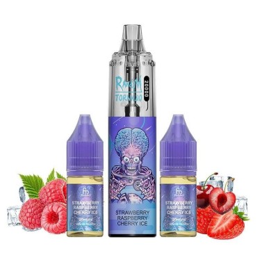 Puff Tornado RandM 20K Erdbeere Himbeere Kirsche Eis 850mAh - Fumot