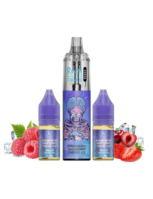 Puff Tornado RandM 20K Erdbeere Himbeere Kirsche Eis 850mAh - Fumot