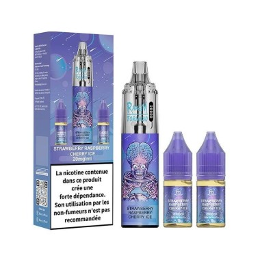 Puff Tornado RandM 20K Erdbeere Himbeere Kirsche Eis 850mAh - Fumot