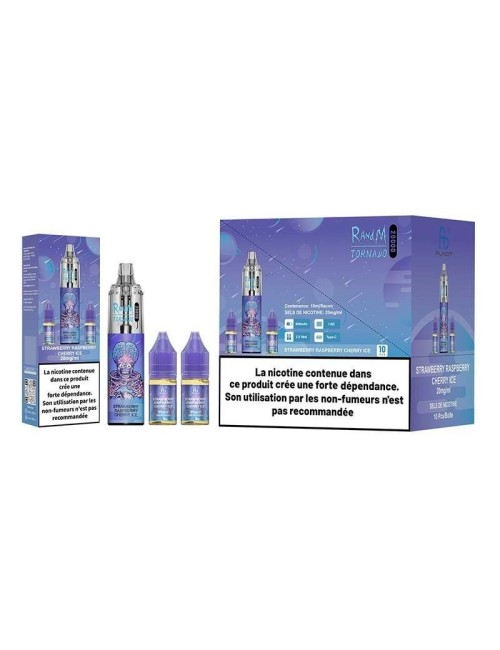 Puff Tornado RandM 20K Erdbeere Himbeere Kirsche Eis 850mAh - Fumot