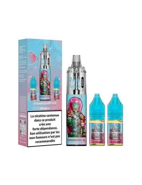 Puff Tornado RandM 20K Erdbeereis 850mAh - Fumot
