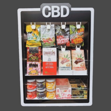 Komplettes CBD-Lebensmittel-Schaufenster - CBD-Wasser