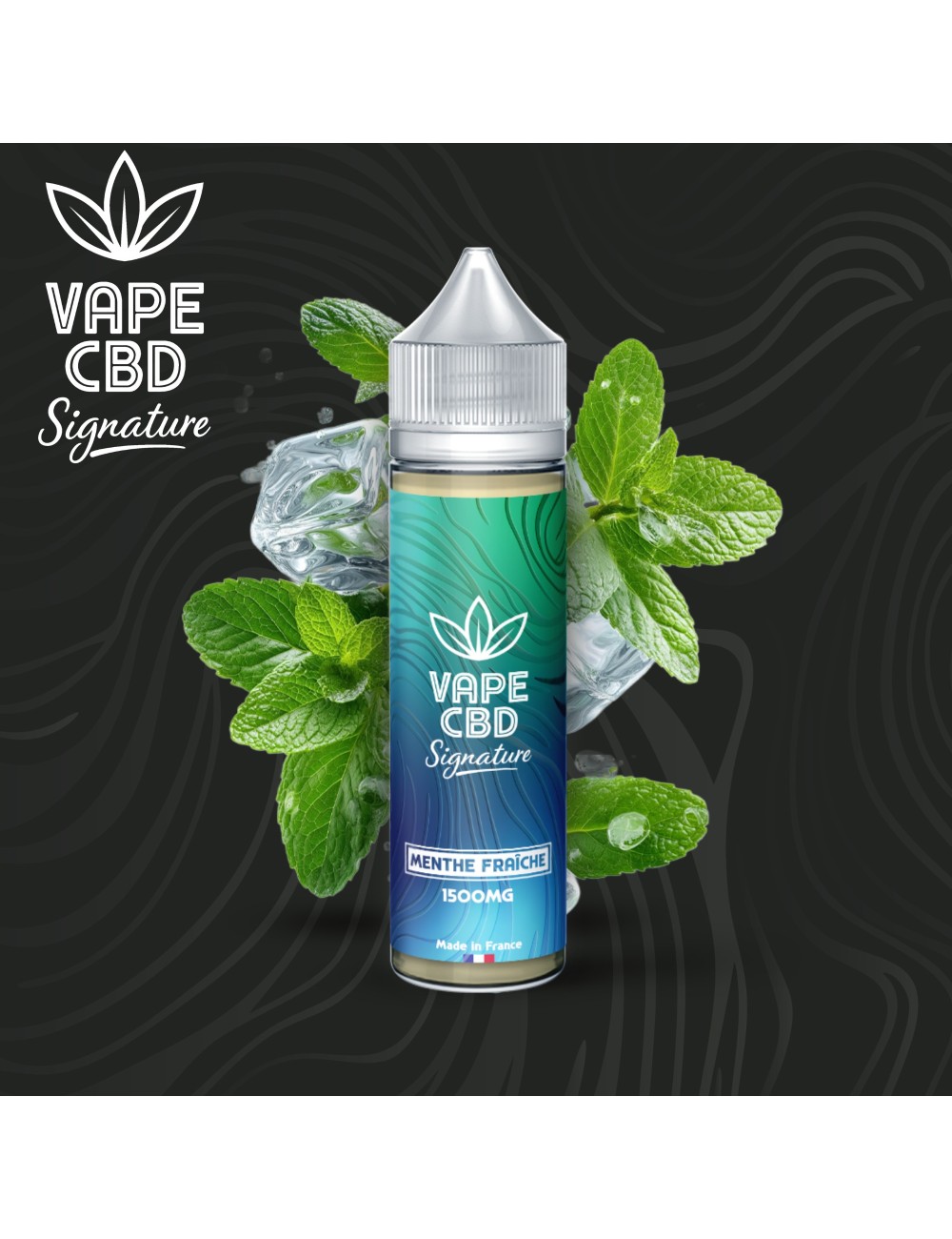 E-liquide CBD Menthe Fraîche Vape CBD Signature 50ml