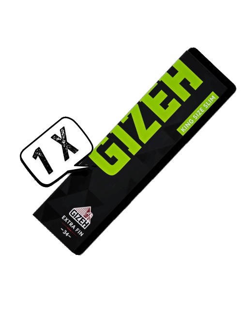 Feuille à Rouler Gizeh Slim Extra Fin King Size - Carnet 34 Feuilles