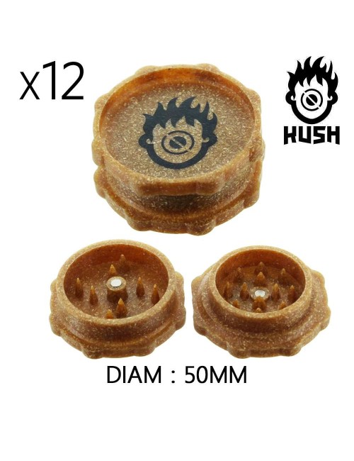 Boîte de 12 Grinders en chanvre 50 mm Stella