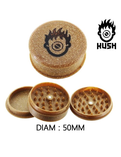 Boîte de 12 Grinders en chanvre 50 mm Kush Bong Organic