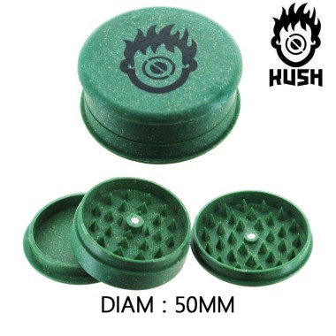 Grinder en chanvre 50 mm Kush Bong Green Organic