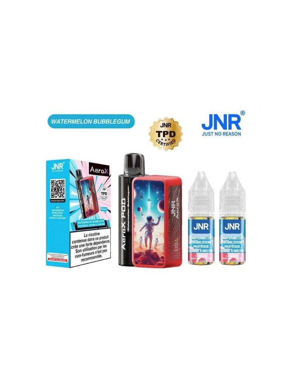 Puff AeroX 32K JNR Watermelon Bubblegum - 2% nicotine