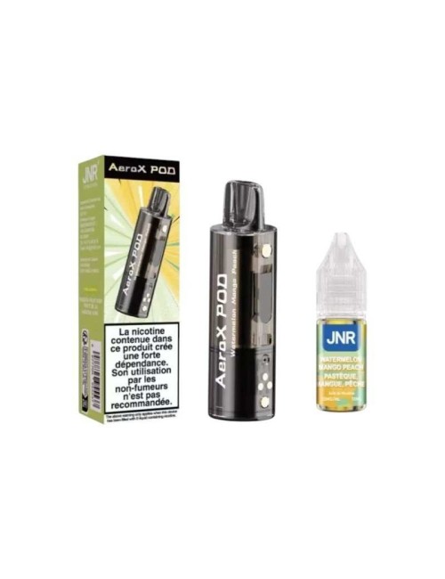 Pod JNR AeroX + E-liquide 10ml Watermelon Mango Peach