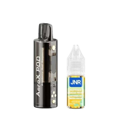 Pod JNR AeroX + E-liquide 10ml Watermelon Mango Peach