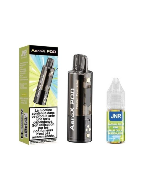 Pod JNR AeroX + E-liquide 10ml Passion Fruit Kiwi