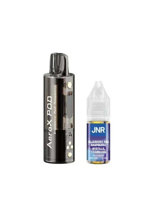Pod JNR AeroX + E-liquide 10ml Blueberry Red Raspberry
