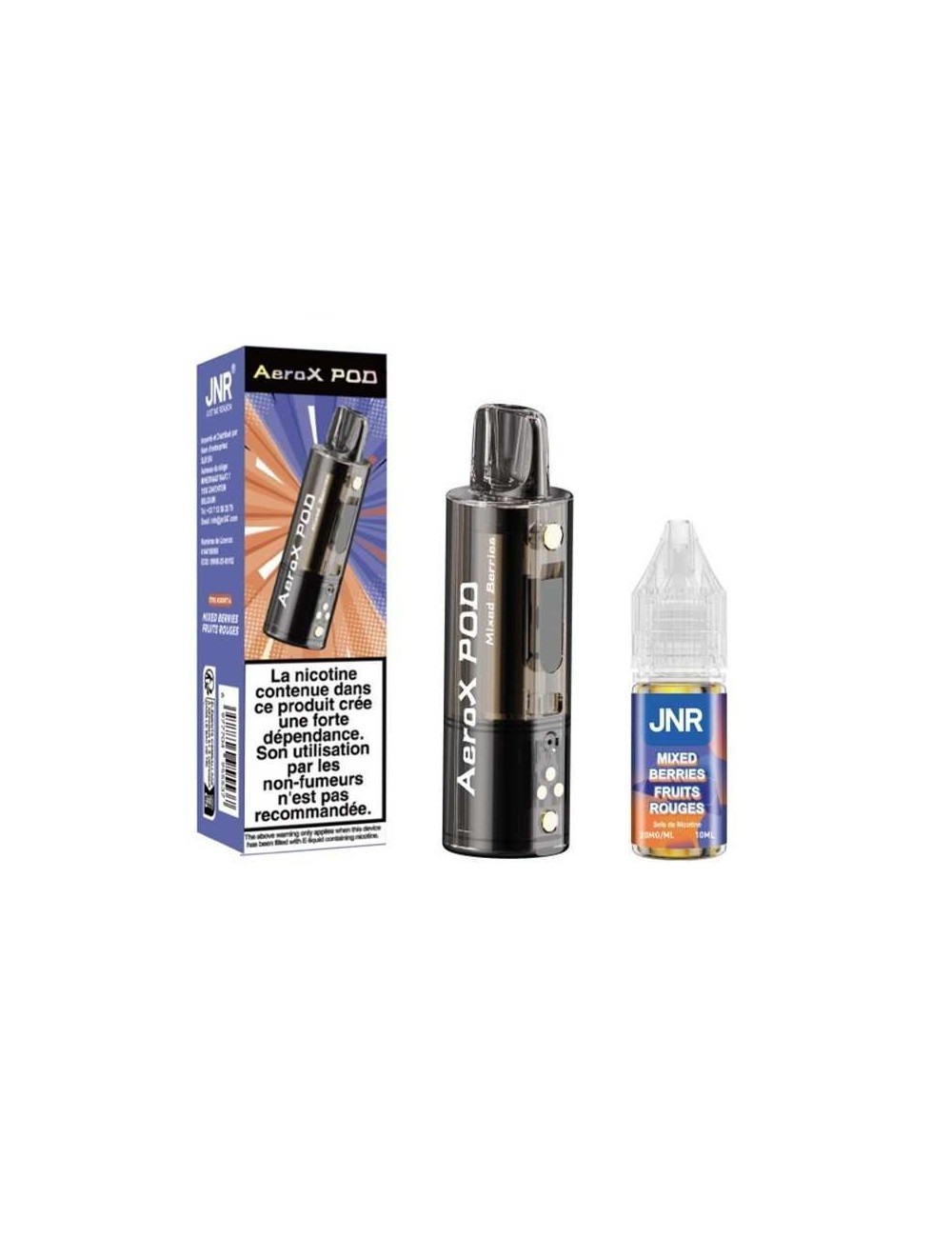 Pod JNR AeroX + E-liquide 10ml Mixed Berries
