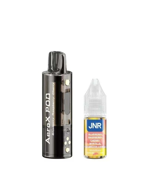Pod JNR AeroX + E-liquide 10ml Blueberry Raspberry Cherry