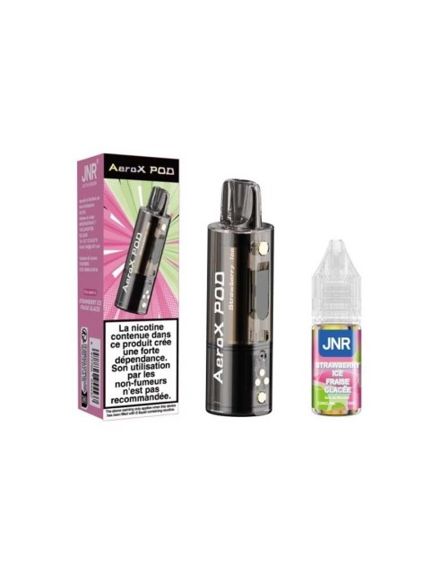 Pod JNR AeroX + E-liquide 10ml Strawberry Ice