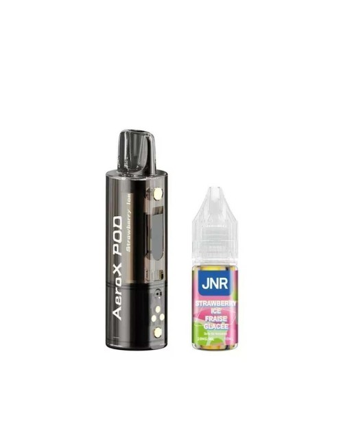 Pod JNR AeroX + E-liquide 10ml Strawberry Ice