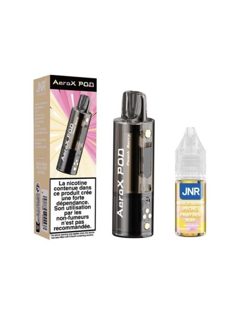 Pod JNR AeroX + E-liquide 10ml Peach Berry