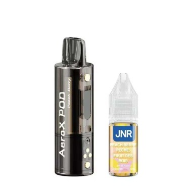 Pod JNR AeroX + E-liquide 10ml Peach Berry