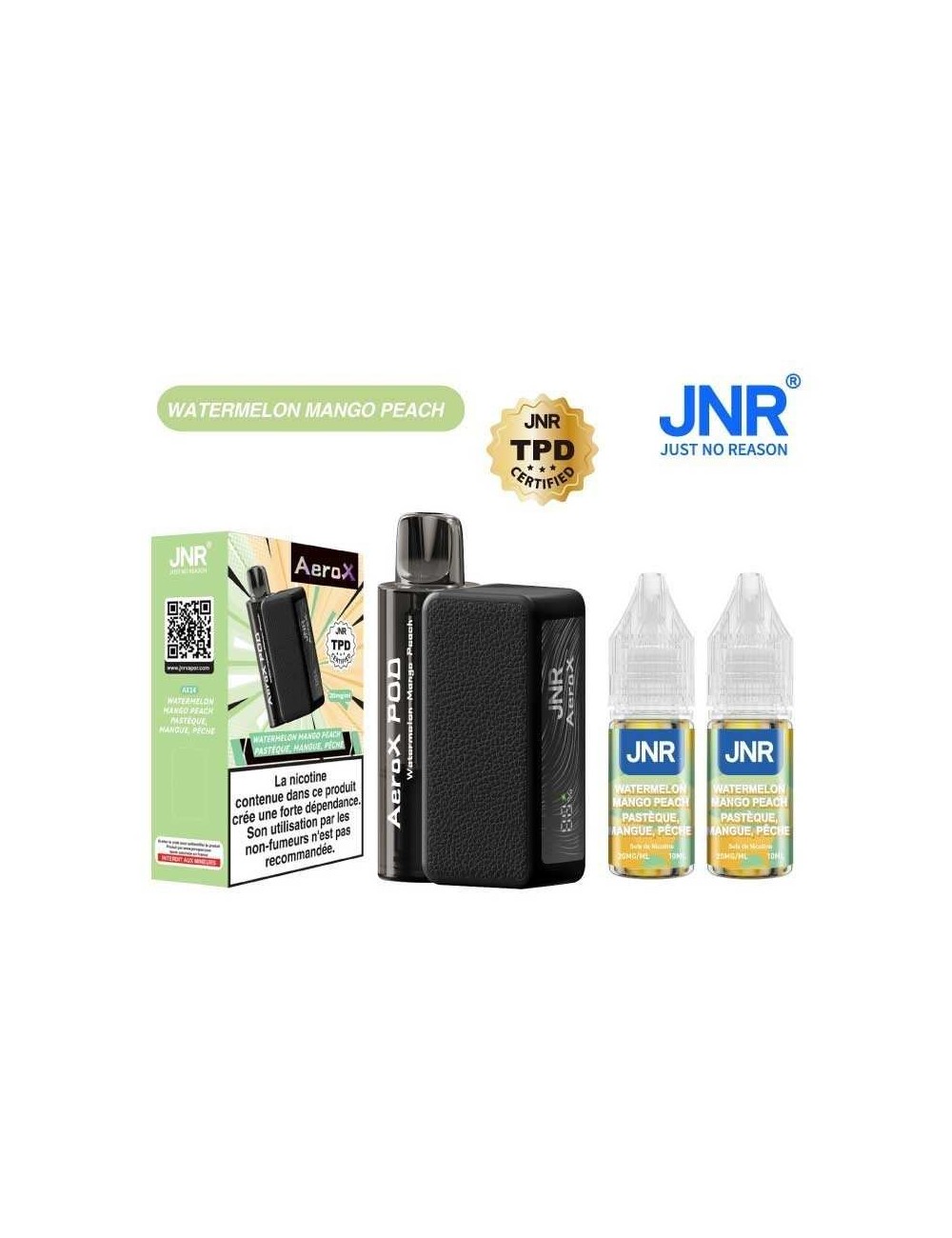 Puff AeroX 32K JNR Watermelon Mango Peach - 2% nicotine